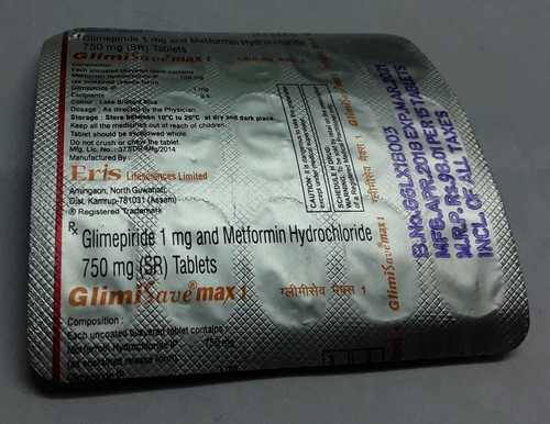 Glimepride Metformin Hydrocloride Sr Tablets General Medicines