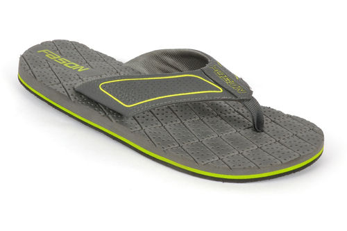 Grey & green Flip Flop slipper