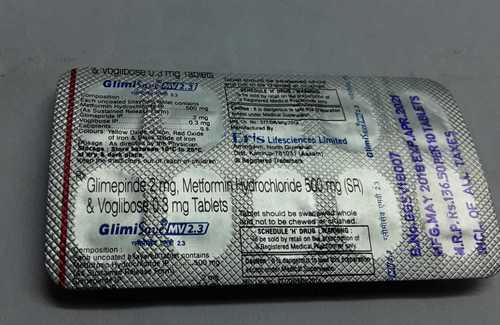 Glimepride Metformin Hydrocloride Sr Tablets Specific Drug