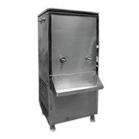 Water Cooler - Stainless Steel, 4-5 Feet Height, Silver Color | 50 Watt Power, Fast Cooling, Silent Operation, Corrosion Resistant