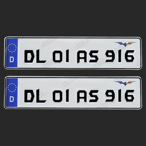 car number plates