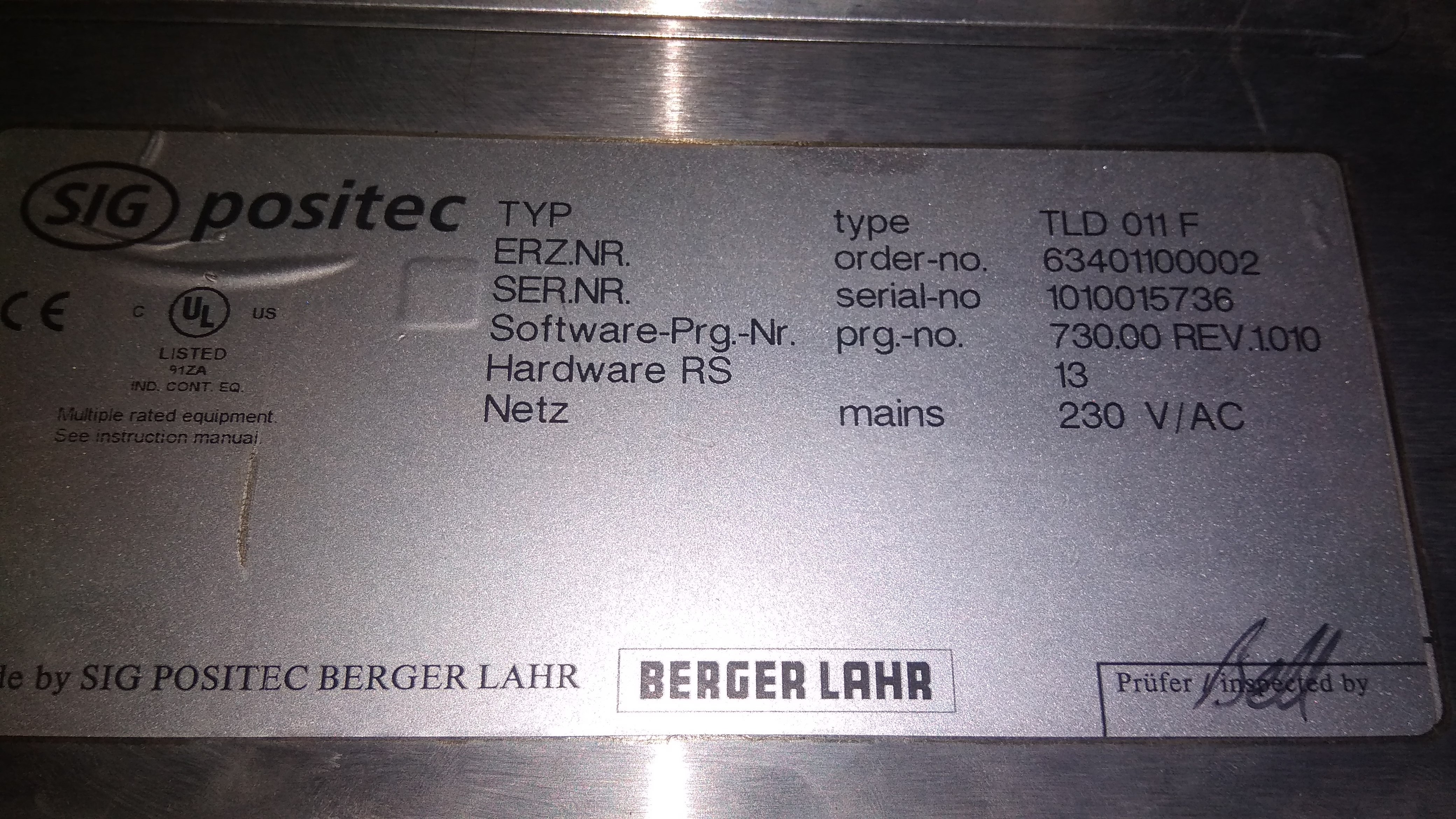 BERGER LAHR SERVO DRIVE