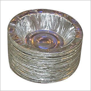 Disposable silver paper dona