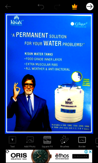 Kisan water tanks