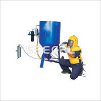 Blue Sand Blasting Hopper Machine