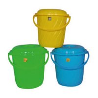 Plastic buckets with lid