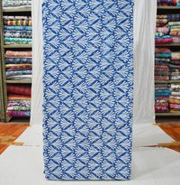 Indigo Print Blue Color Fabric
