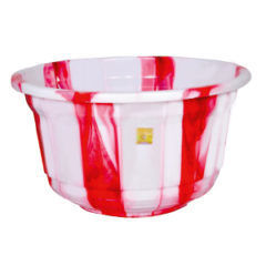 Plastic double colour tubs