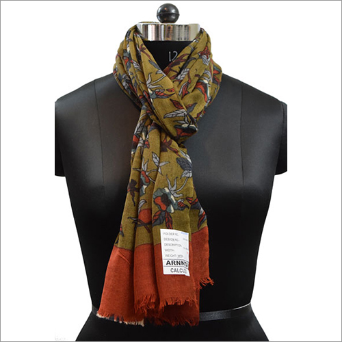 Hand Made Woollen Printed Scarves
