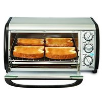 Toaster Oven - Stainless Steel, 16x12x8 In, Silver | Compact, Easy Cleaning, Easy Operation, Quick Toasting, Uniform Heating