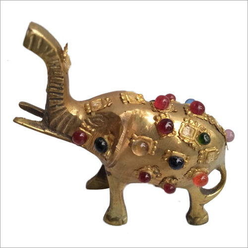 Brass Elephant Statue