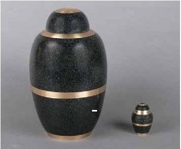 Aztec Brass Cremation Urn