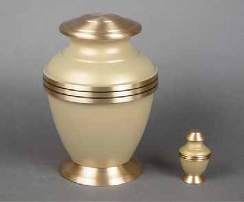 Aztec Brass Cremation Urn