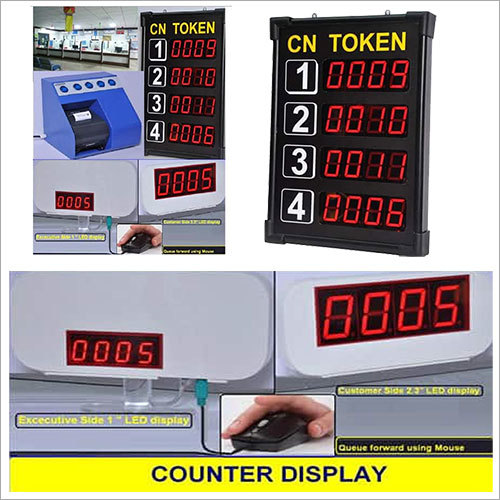 Queue Management Electronic System Application: Bank / Railway / Passport Office / Bill Payment