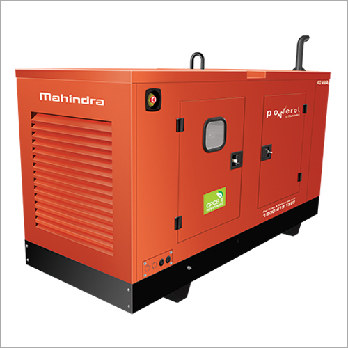Red Mahindra Generator