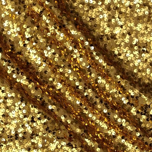 Golden Sequin Fabric