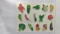 Craft Villa Glare Vegetables Print Sticker