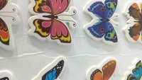 Craft Villa Glare Butterfly Print Sticker