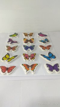 Craft Villa Glare Butterfly Print Sticker