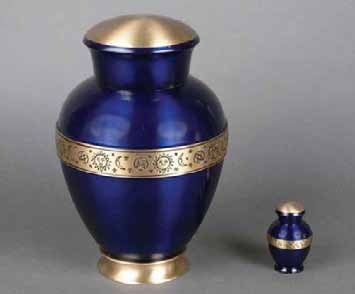 Spartan Brass Vase Cremation Urn
