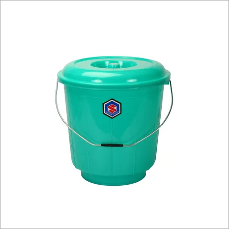 Green 16 Ltrs. Plastic Bucket