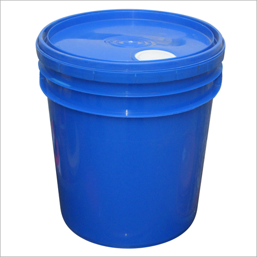 Laminated Lubricant Plain Plastic Bucket By AK PLASTOMET