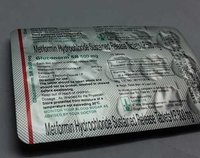 Metformin Hydrocloride Sustained Release Tablets