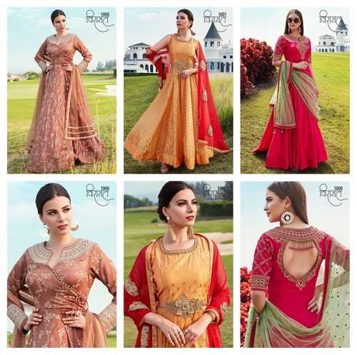 Embroidered heavy long suits