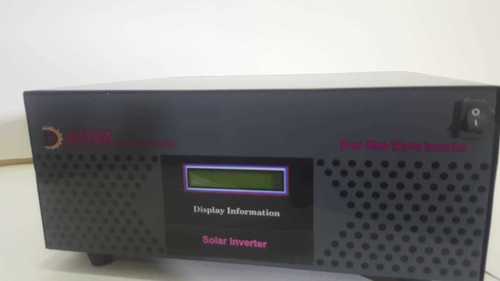 SOLAR PWM INVERTER - 300x270x120 mm , Black Color, 50 MHz Frequency, 12V Rated Voltage, Battery Low & Overload Protection, 8.5 kg Weight