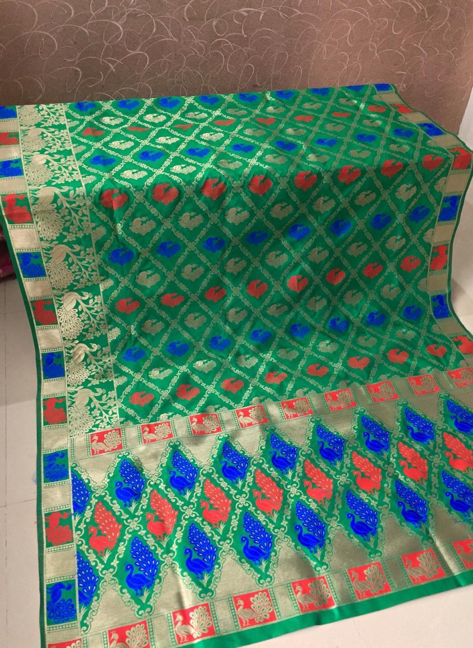 Stylish Banarasi Silk Sarees