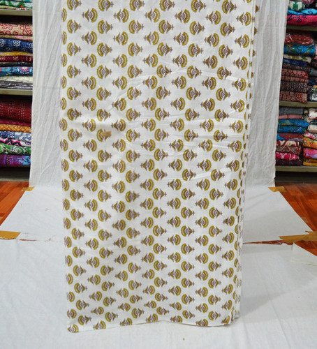 Flower & Floral Pattern 100% Cotton Handmade Fabric