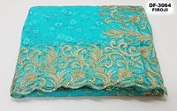 Net Embroidery Saree