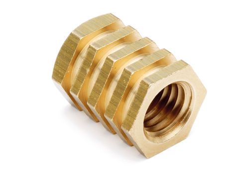 Polished Brass Hex Inserts