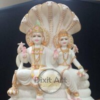 Marble Laxmi Narayan Statue