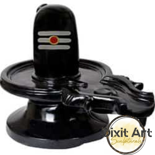 Easy To Clean Black Marble Shivling