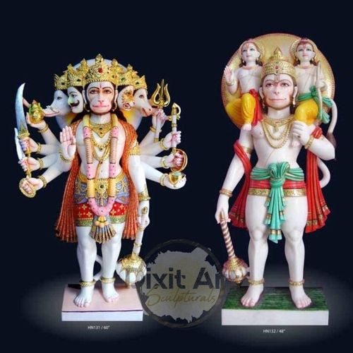 Scratch Resistant Marble Lord Veer Hanuman