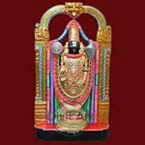 Black Marble Tirupati Bala Ji Statue