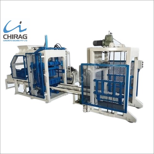 Block Production Machine - Fly Ash Material, 440 Siemens Volt Power | Automatic High Pressure Steam Curing, Blue Color, Hollow Block Making