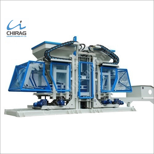 Blue Fully Automatic Hollow Block Machine