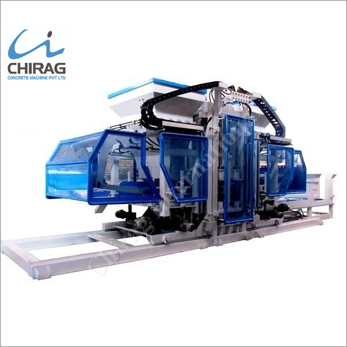 Blue Automatic Interlocking Block Making Machine