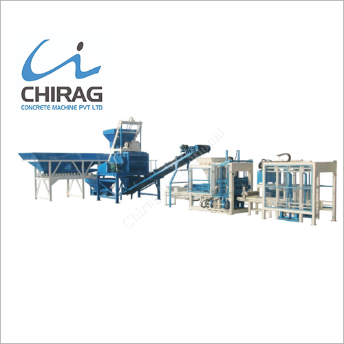 Blue Fully Automatic Hydraulic Block Machine