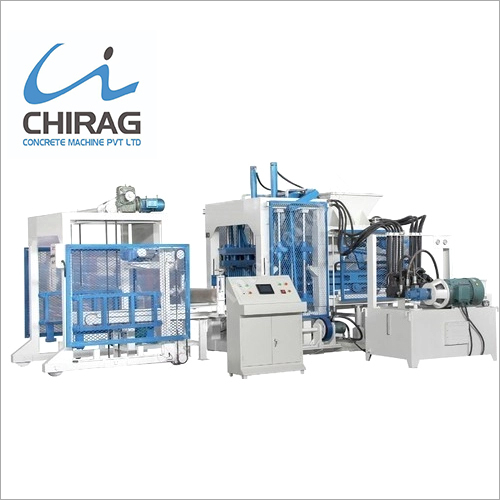 Blue Hydraulic Block Machine