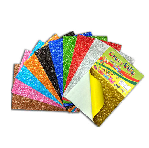 Craft Villa A4 Self Adhesive Eva Foam Glitter Sheet