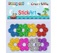 Craft Villa Stick Art Glitter Foam Sticker