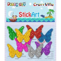 Craft Villa Stick Art Glitter Foam Sticker
