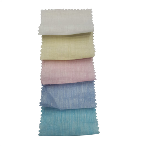 Multi Coloured Linen Shirting Fabric