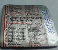 Glimepride Metformin Hydrocloride Sr Tablets