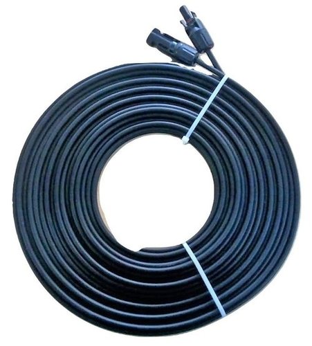 Xlpe Surcle Solar 2-Core 4 Sq Mm Wire With Mc4 Connectors On One Side For Panel To Inverter Connection
