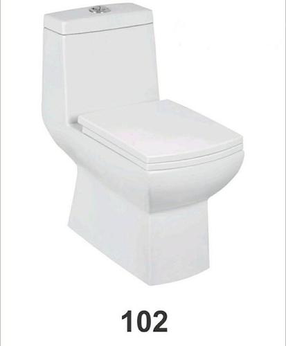 One Piece Toilet Square