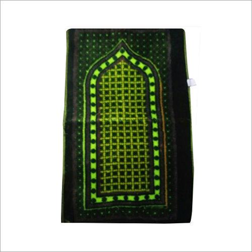 Green Islamic Prayer Mat